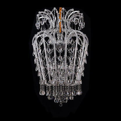 European style candle crystal chandelier coffee living room hotel chandelier