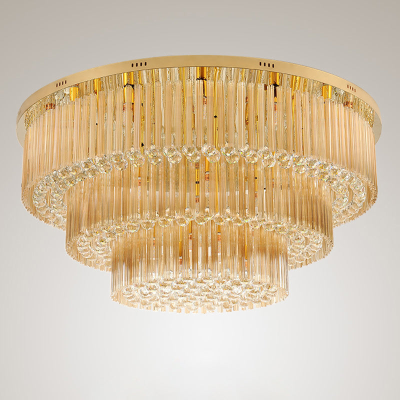 Crystal French Light Luxury Ceiling Light Living Room