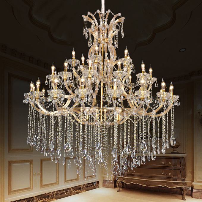European candle crystal chandelier crystal lamp