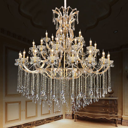 European candle crystal chandelier crystal lamp