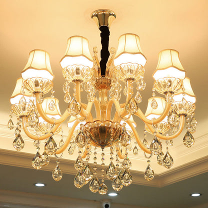 7024European candle crystal chandelier