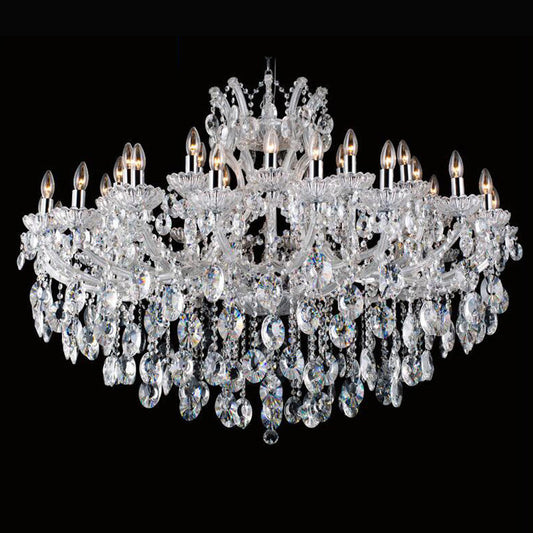 9017 European style candle crystal chandelier