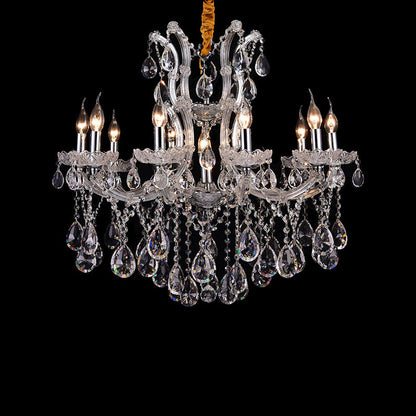 European candle crystal chandelier