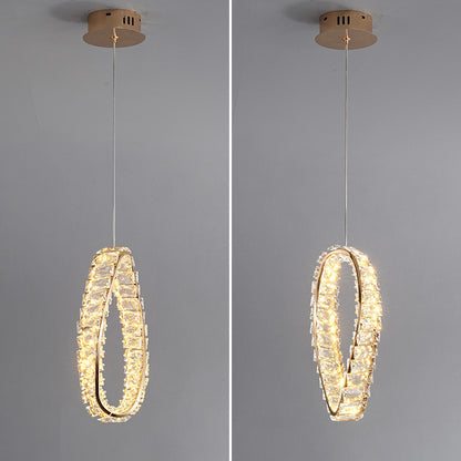 Light luxury crystal chandelier