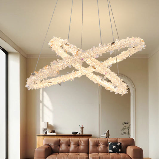 8039Modern simple crystal chandelier