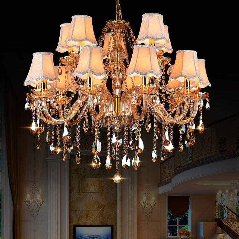 9014 European candle crystal chandelier