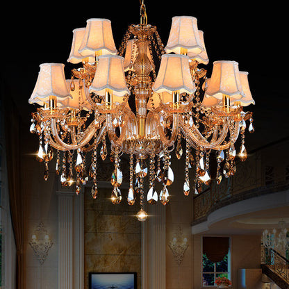9014 European candle crystal chandelier