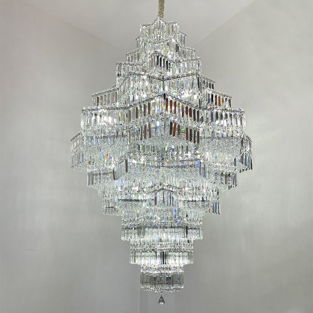Crystal chandeliers, living room chandeliers, dining room chandeliers, lobby chandeliers, villa and hotel chandeliers HQC26290/120CM