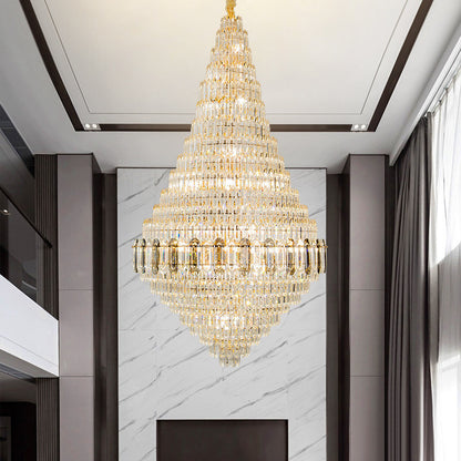 Crystal pendant light  living room villa light luxury pendant light