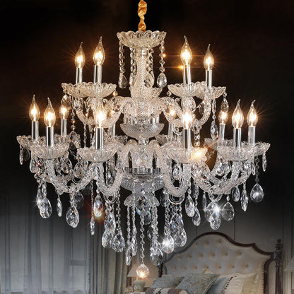 HQ9179 Glass candle crystal chandelier