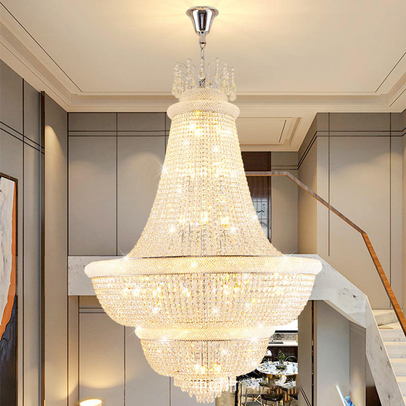 5050 Golden Hotel Candle Crystal Chandelier