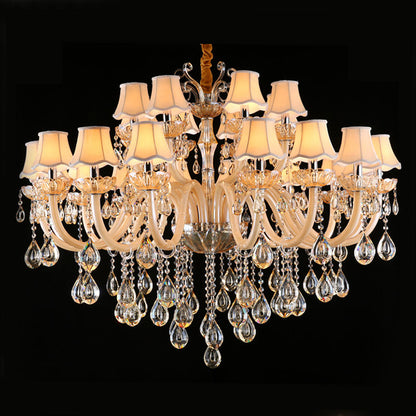 7024European candle crystal chandelier