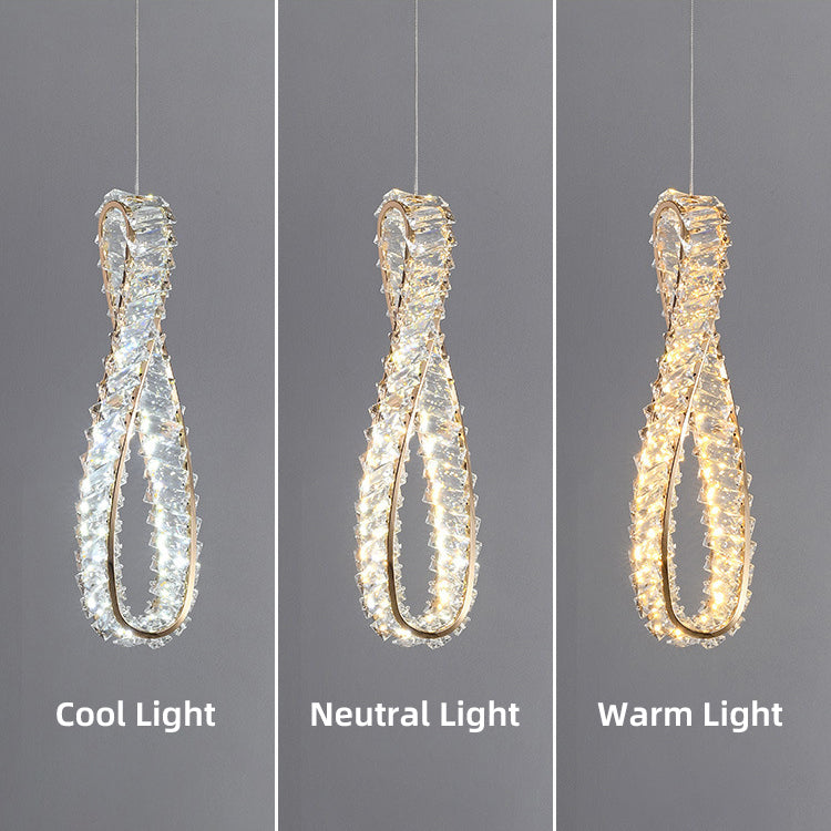 Light luxury crystal chandelier