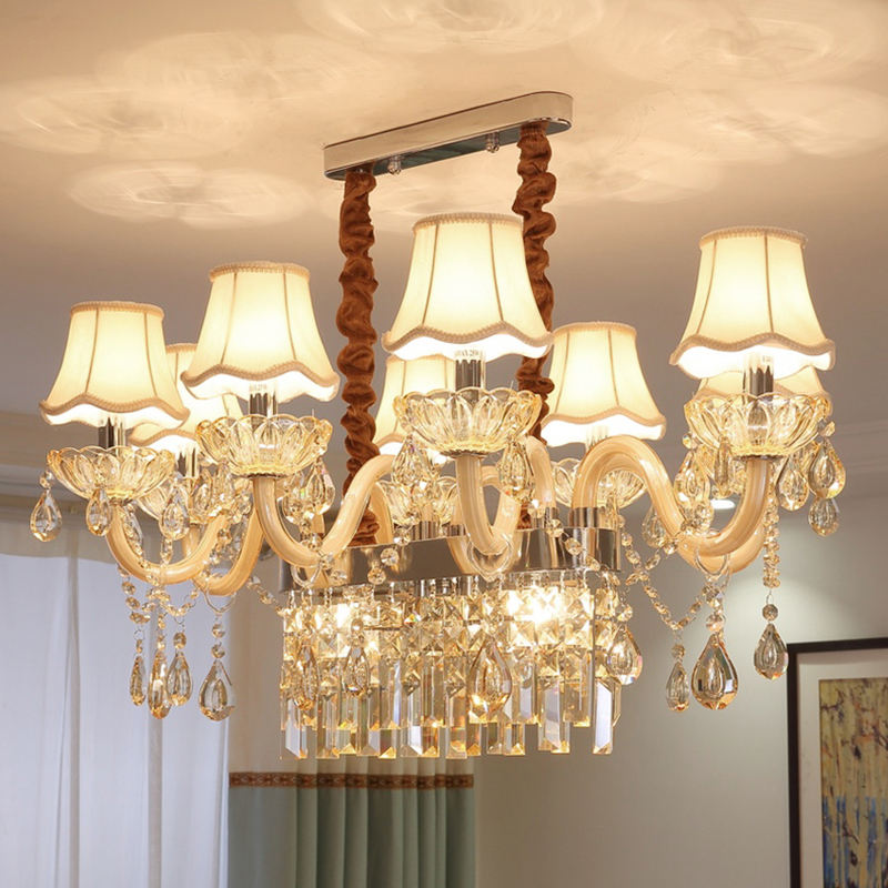 European candle crystal chandelier dining chandelier