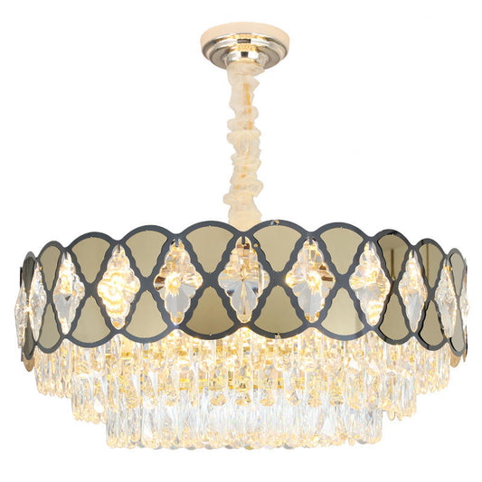3022Modern simple light luxury crystal chandelier