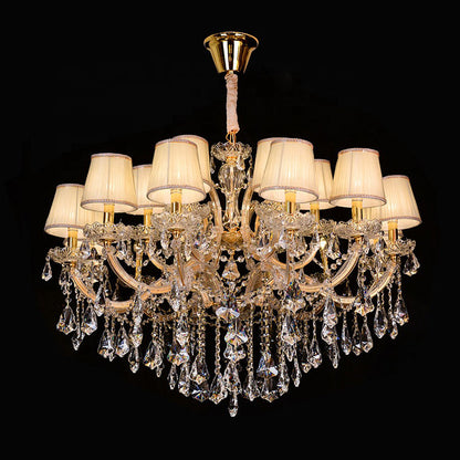 European candle crystal chandelier