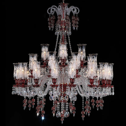 European candle crystal chandelier