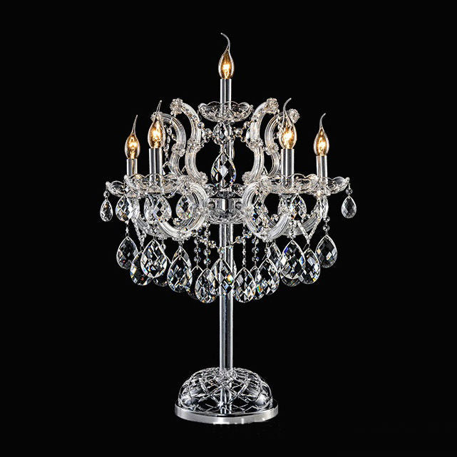 European candle crystal table lamp floor lamp