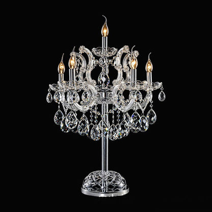 European candle crystal table lamp floor lamp