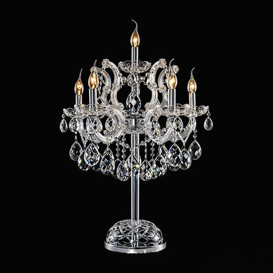 European candle crystal table lamp floor lamp