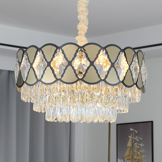 3022Modern simple light luxury crystal chandelier