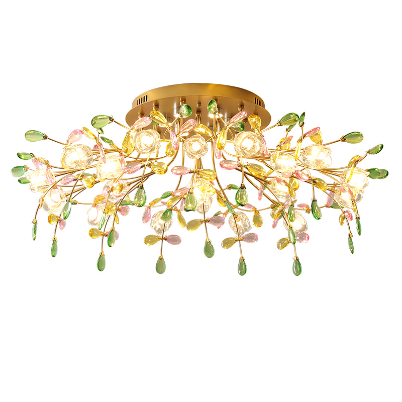 Colored ceiling light, postmodern ceiling light, room light, bedroom light