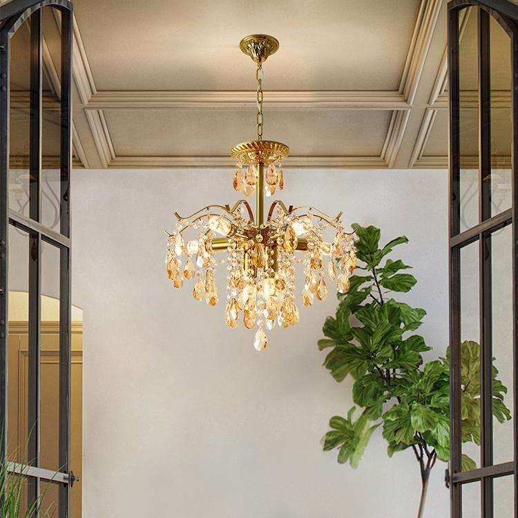 European candle crystal chandelier crystal lamp