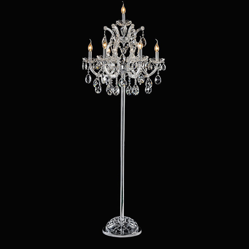 European candle crystal table lamp floor lamp