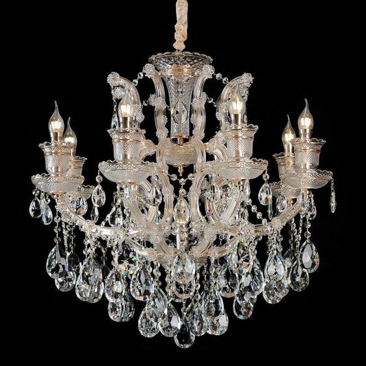 European candle crystal chandelier