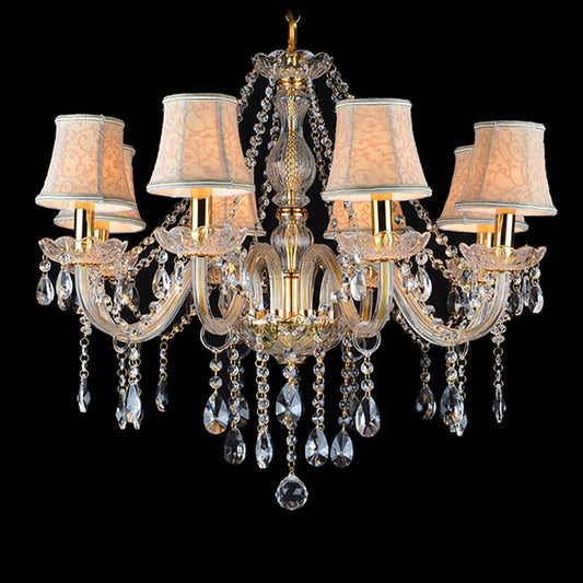 9018 European glass crystal chandelier