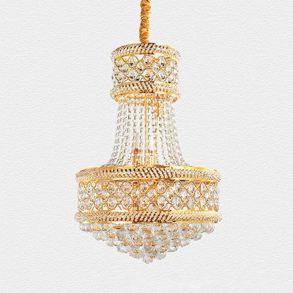 5057Modern simple light luxury crystal chandelier