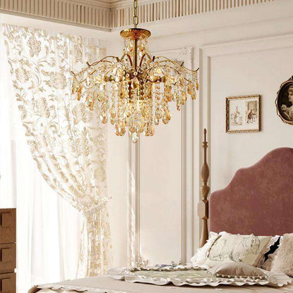 European candle crystal chandelier crystal lamp