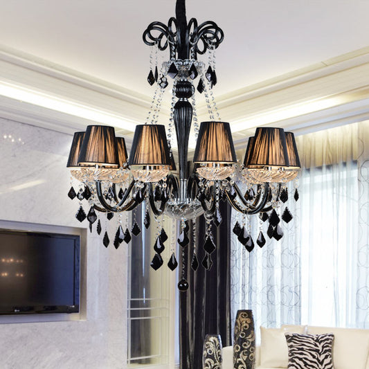 European candle crystal chandelier