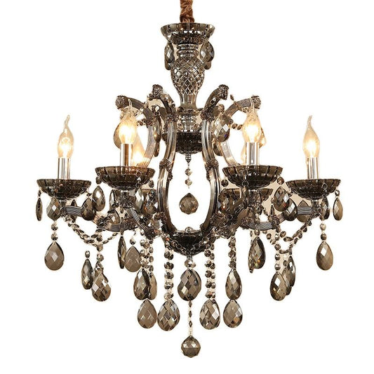 European candle crystal chandelier