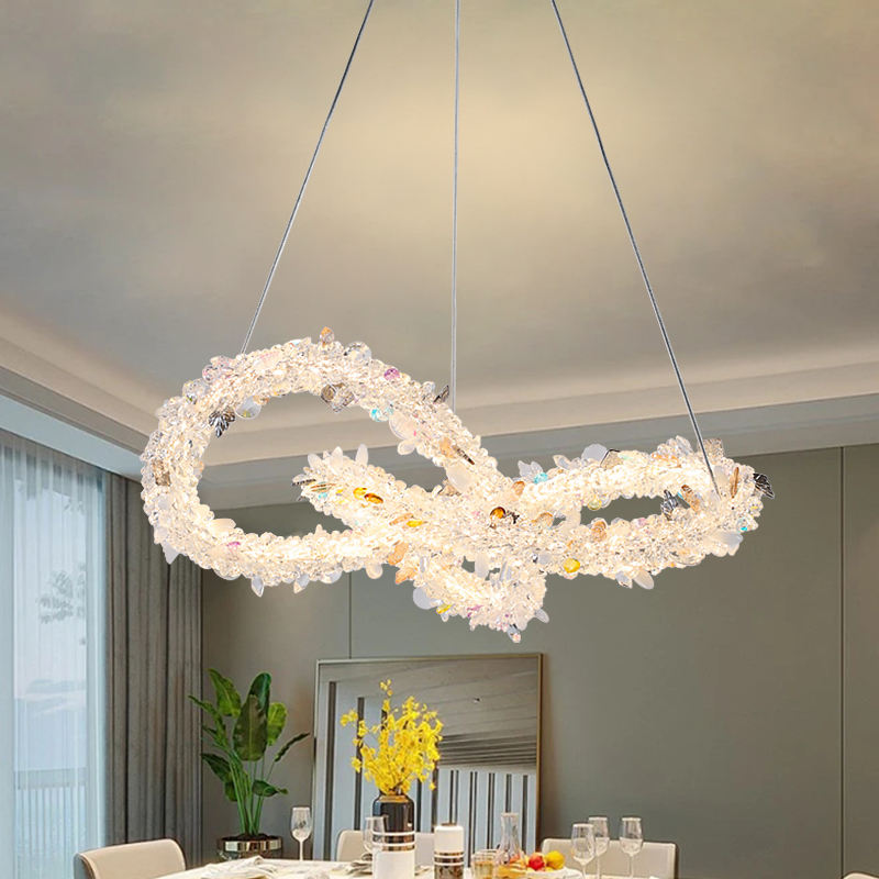 8039Modern simple crystal chandelier