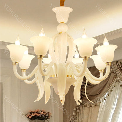 Creative White Minimalist Chandelier HQ9073