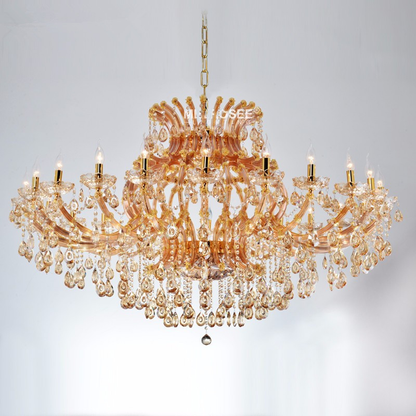 9024European style candle crystal chandelier living room lamp crystal lamp