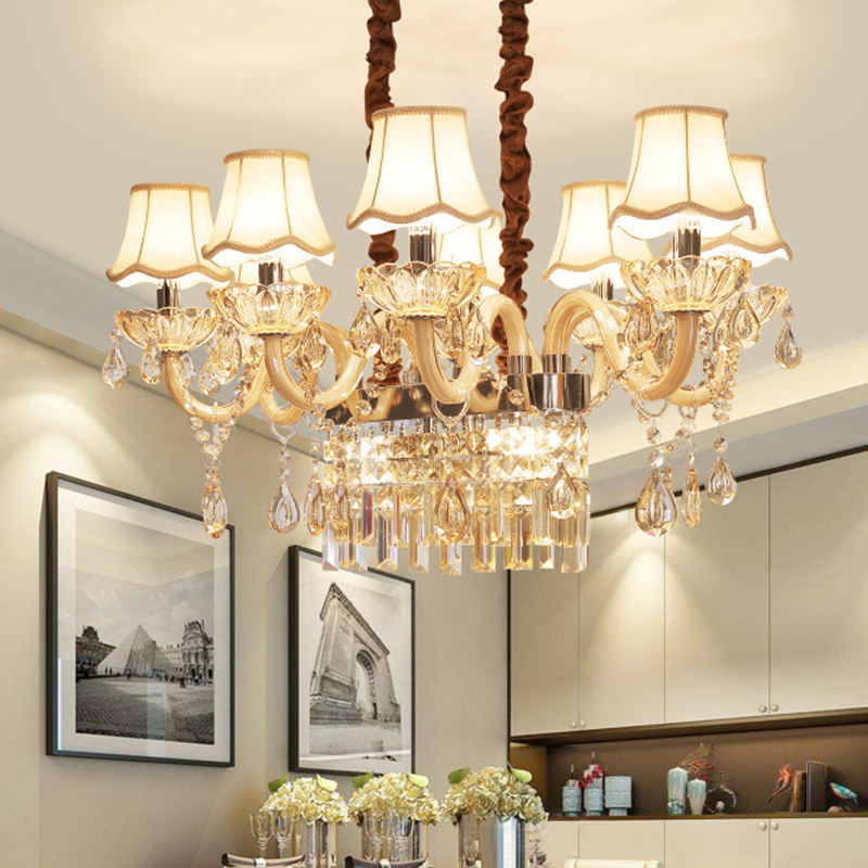 European candle crystal chandelier dining chandelier