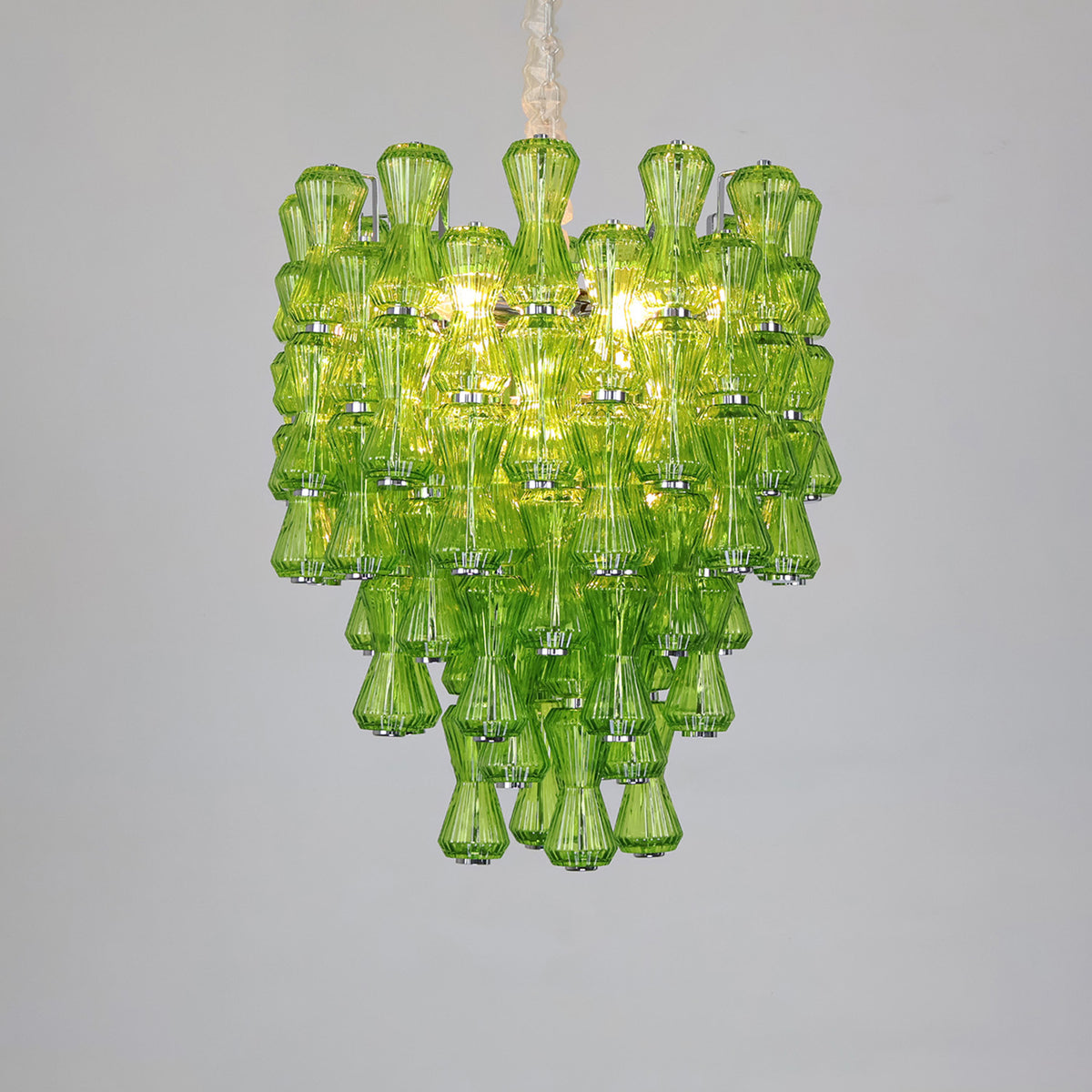 Modern luxury crystal glass chandelier, living room minimalist chandelier