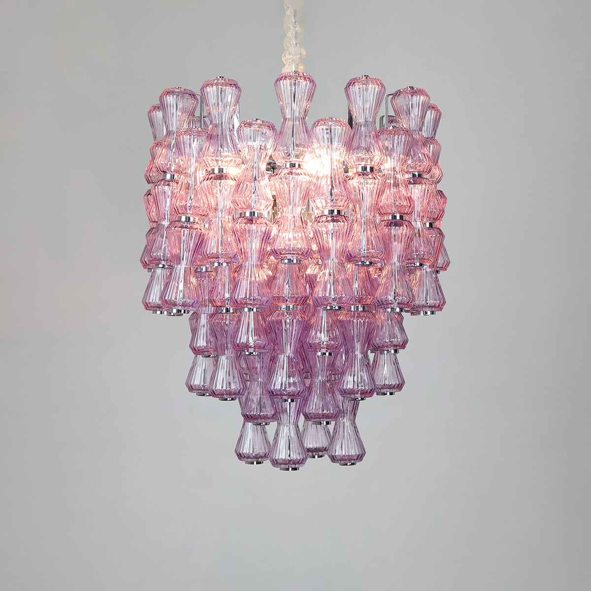 Modern luxury crystal glass chandelier, living room minimalist chandelier