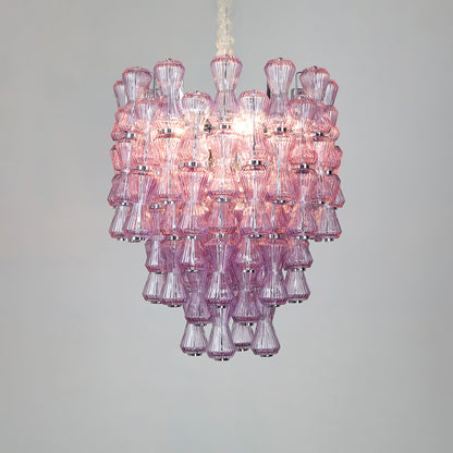 Modern luxury crystal glass chandelier, living room minimalist chandelier