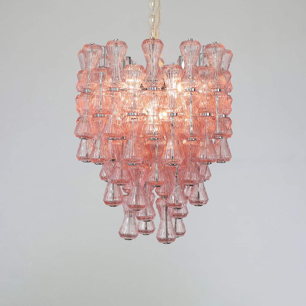Modern luxury crystal glass chandelier, living room minimalist chandelier