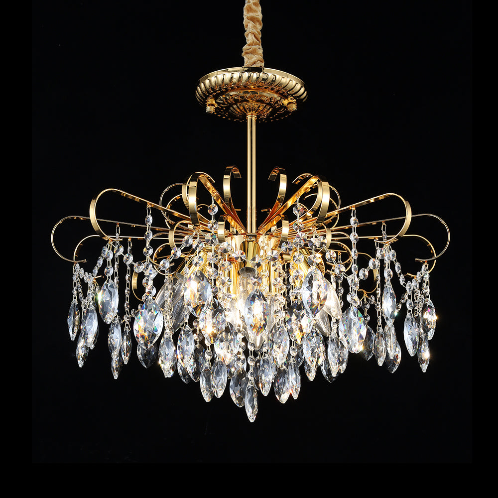 5020Wrought iron candle crystal chandelier
