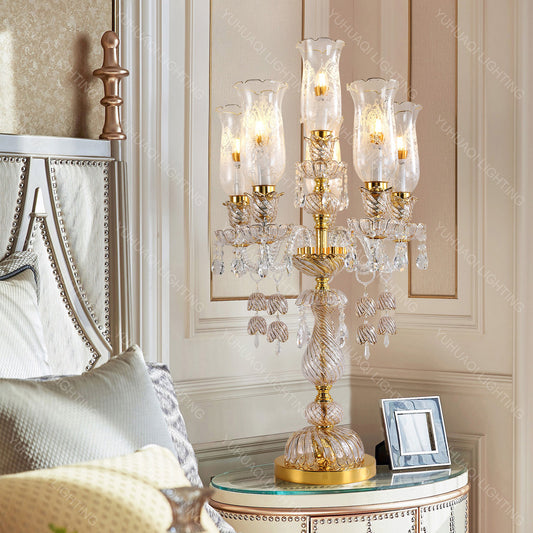 European-Style Classical Crystal Table Lamp / Floor Lamp HQ208