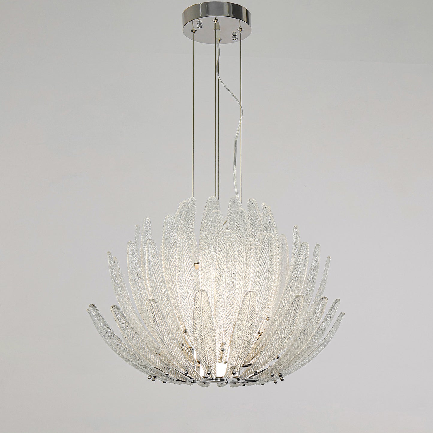 Modern minimalist living room glass pendant light branch shaped crystal light antique bedroom LED light