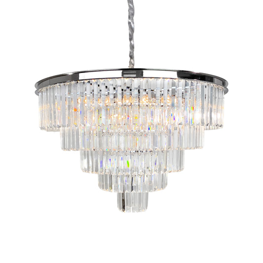 Light luxury postmodern glass crystal chandelier