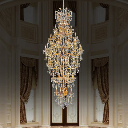 European candle crystal chandelier