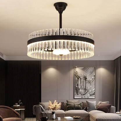 Fan light, dining room light, bedroom light, crystal light, crystal chandelier