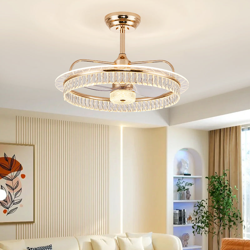 Fan light, dining room light, bedroom light, modern minimalist style HQC6875-6215/X4180-3465