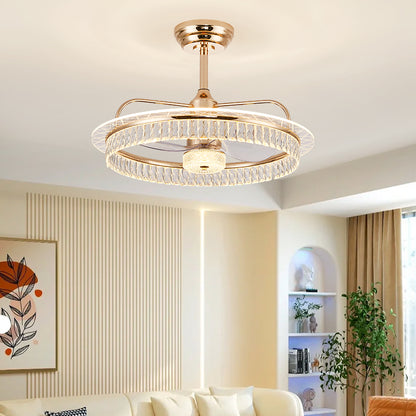 Fan light, dining room light, bedroom light, modern minimalist style HQC6875-6215/X4180-3465